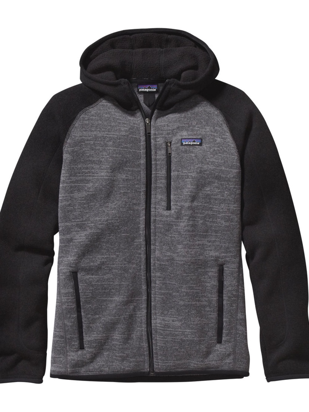 Patagonia Better Sweater Hoody
Color: Nickel W/Forge Grey